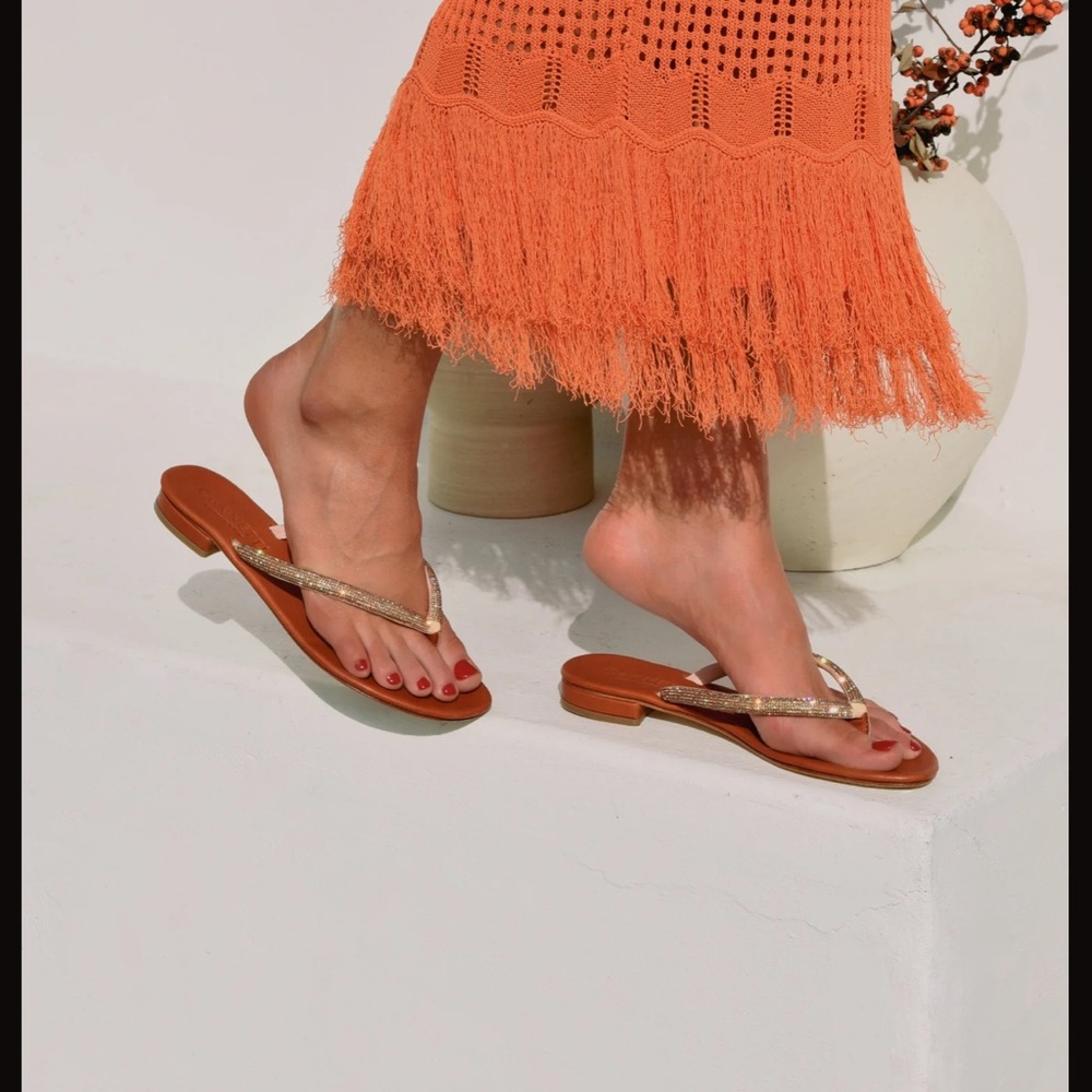 Cornetti Tan Women's Sandals